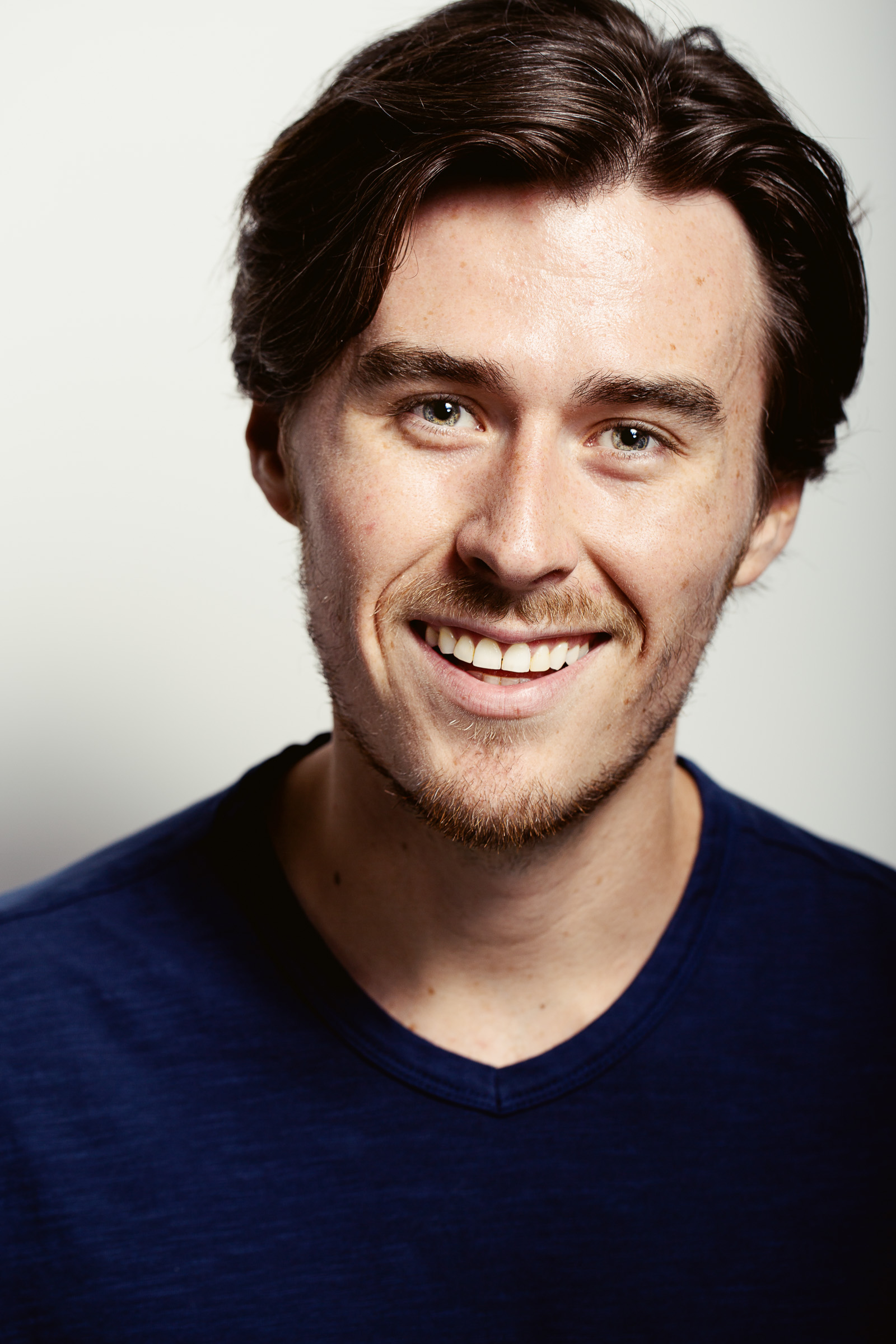 Commercial Headshot of a smiling actor