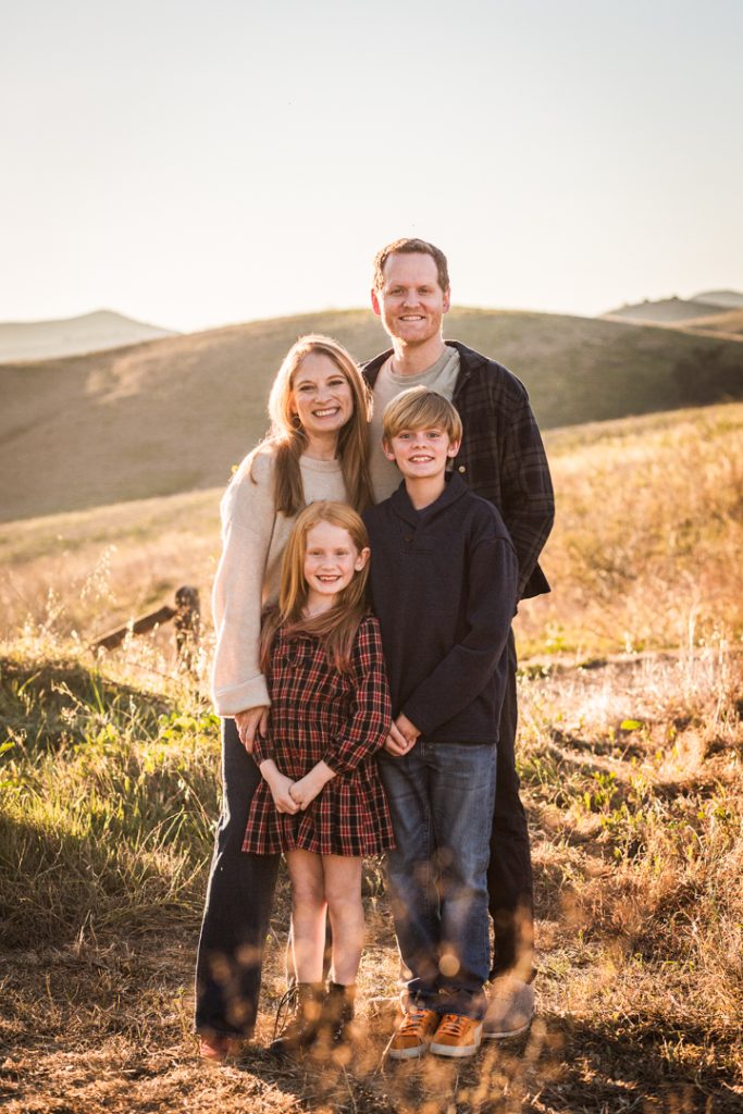 Placeholder: replace with an outdoor family photograph